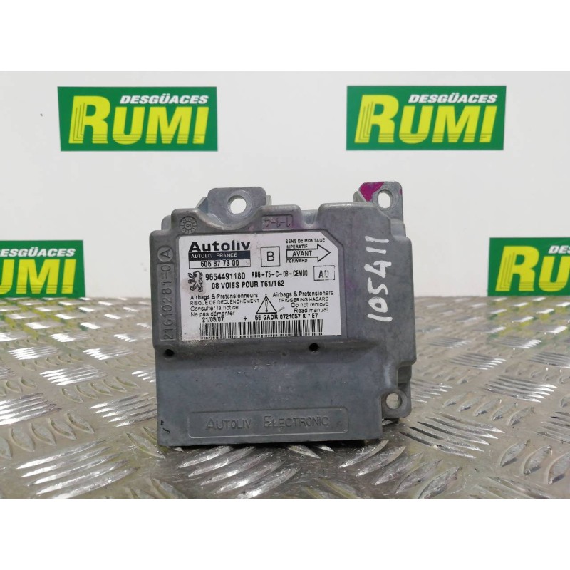 Recambio de centralita airbag para peugeot 307 berlina (s2) d-sign referencia OEM IAM 9654491180 606877300 