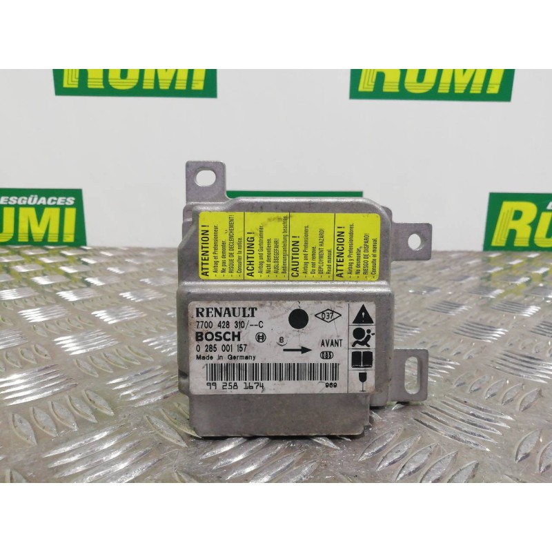 Recambio de centralita airbag para renault clio ii fase i (b/cbo) 1.2 referencia OEM IAM 7700428310C 02850157 