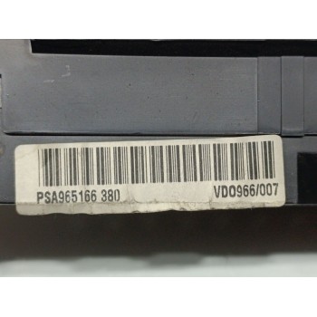 Recambio de cuadro instrumentos para citroën xsara picasso 1.6 hdi 110 exclusive plus referencia OEM IAM 9651667380  