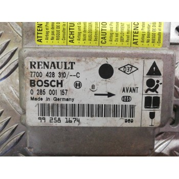 Recambio de centralita airbag para renault clio ii fase i (b/cbo) 1.2 referencia OEM IAM 7700428310C 02850157 