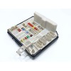 Recambio de caja reles / fusibles para renault megane ii berlina 3p confort dynamique referencia OEM IAM 8200481866K  