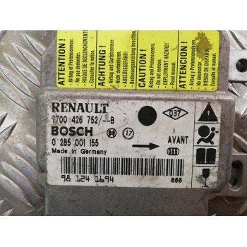 Recambio de centralita airbag para renault clio ii fase i (b/cbo) 1.2 alize referencia OEM IAM 7700426752B 0285001155 