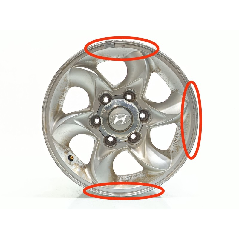 Recambio de llanta para hyundai terracan (hp) 2.9 crdi full referencia OEM IAM 52910H1400  