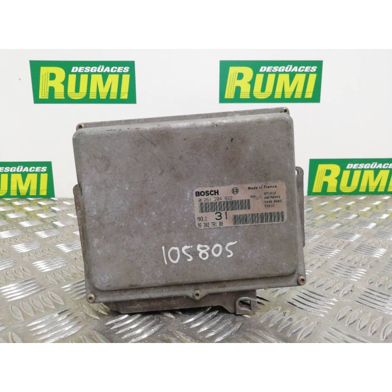 Recambio de centralita motor uce para citroën saxo 1.1 sx referencia OEM IAM 9630278180 0261204622 