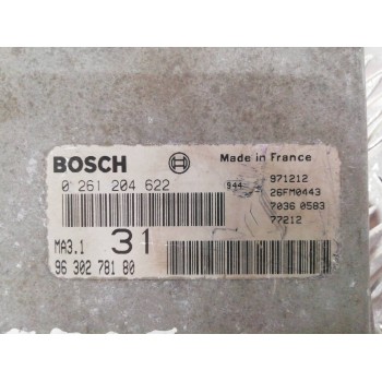 Recambio de centralita motor uce para citroën saxo 1.1 sx referencia OEM IAM 9630278180 0261204622 