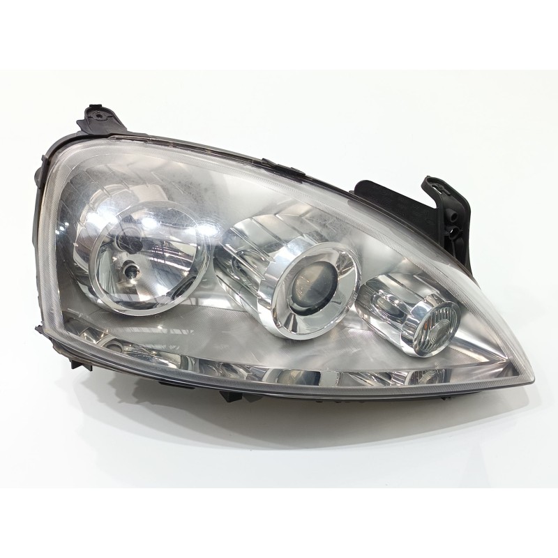 Recambio de faro derecho para opel corsa c blue line referencia OEM IAM 13100536  