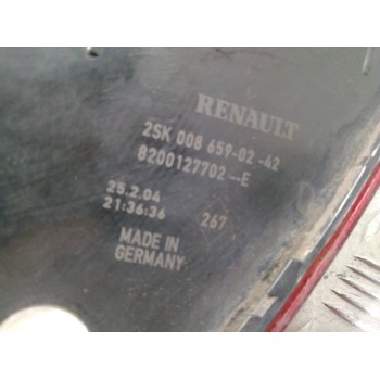 Recambio de piloto trasero derecho para renault scenic ii confort authentique referencia OEM IAM 8200127702E 2SK0086590242 15911