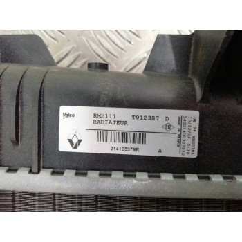 Recambio de radiador agua para renault megane iii berlina 5 p emotion referencia OEM IAM 214105378R T912387D 