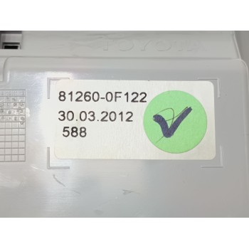 Recambio de luz interior para toyota verso active referencia OEM IAM 812600F122  