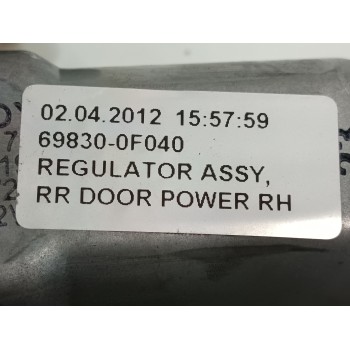 Recambio de elevalunas trasero derecho para toyota verso active referencia OEM IAM 698300F040  