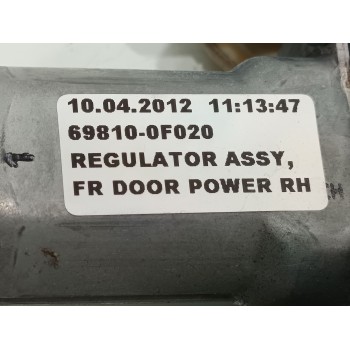Recambio de elevalunas delantero derecho para toyota verso active referencia OEM IAM 698100F020  