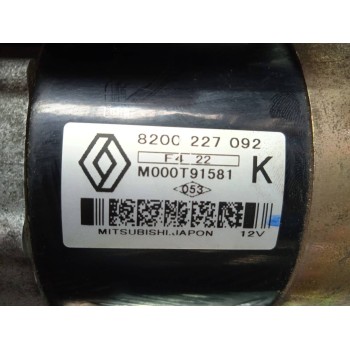 Recambio de motor arranque para renault megane ii berlina 5p confort authentique referencia OEM IAM 8200227092 M000T91581 