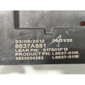 Recambio de caja reles / fusibles para mitsubishi outlander (gf0) motion 4wd referencia OEM IAM 8637A881  