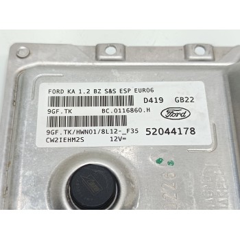 Recambio de centralita motor uce para ford ka (ccu) trend + referencia OEM IAM 52044178  