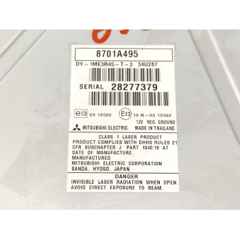 Recambio de sistema audio / radio cd para mitsubishi outlander (gf0) motion 4wd referencia OEM IAM 8701A495  