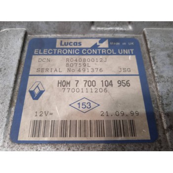 Recambio de centralita motor uce para renault kangoo (f/kc0) authentique referencia OEM IAM 7700111206 HOM7700104956 R04080012J
