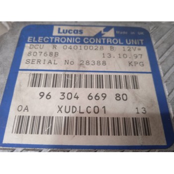 Recambio de centralita motor uce para peugeot 406 berlina (s1/s2) stdt referencia OEM IAM 9630466980 R04010028B 