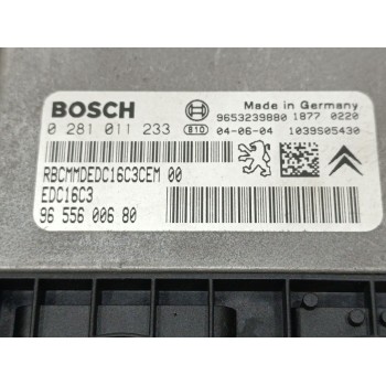 Recambio de centralita motor uce para citroën xsara picasso 1.6 hdi 110 exclusive referencia OEM IAM 0281011233  