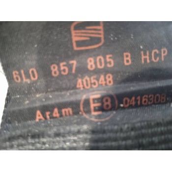 Recambio de cinturon seguridad trasero izquierdo para seat ibiza (6l1) fresh referencia OEM IAM 6L0857805B  