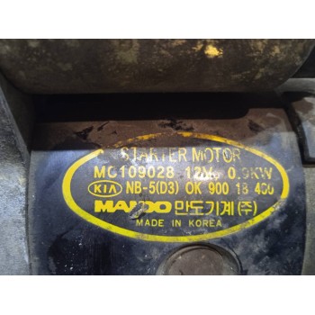 Recambio de motor arranque para kia shuma 1.5 comfort 5 berlina referencia OEM IAM MC109028  