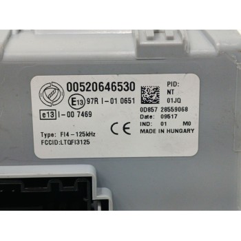 Recambio de caja reles / fusibles para fiat doblo ii cargo (263) furgón base maxi referencia OEM IAM 00520646530  