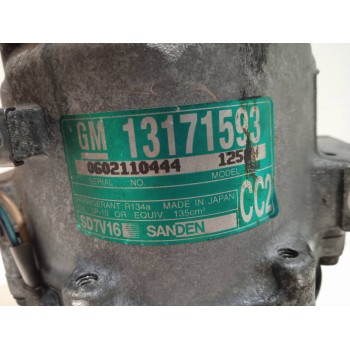 Recambio de compresor aire acondicionado para opel vectra c berlina comfort referencia OEM IAM 13171593  