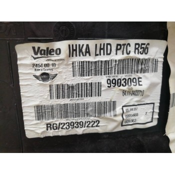 Recambio de calefaccion entera normal para bmw mini (r56) cooper d referencia OEM IAM 990309E 990420ZD 990406TH