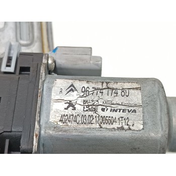 Recambio de elevalunas trasero derecho para citroën c-elysée exclusive referencia OEM IAM 9674437280  