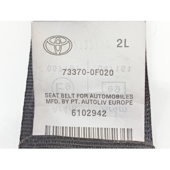 Recambio de cinturon seguridad trasero izquierdo para toyota verso active referencia OEM IAM 733700F020  