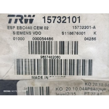 Recambio de abs para peugeot 407 premium referencia OEM IAM 9657462080  