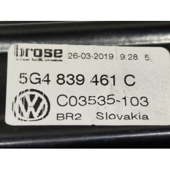 Recambio de elevalunas trasero izquierdo para volkswagen golf vii lim. (bq1) sport referencia OEM IAM 5G4839461C  