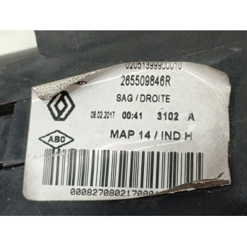 Recambio de piloto trasero derecho para renault clio iv zen referencia OEM IAM 265509846R  