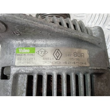 Recambio de alternador para renault megane i berlina hatchback (ba0) 1.9 dti alize referencia OEM IAM 7700424594  