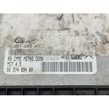 Recambio de centralita motor uce para citroën c4 berlina collection referencia OEM IAM 9657489480  