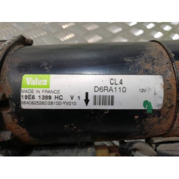 Recambio de motor arranque para citroën c4 berlina collection referencia OEM IAM 9640825280 28100YV010 19E61389HC