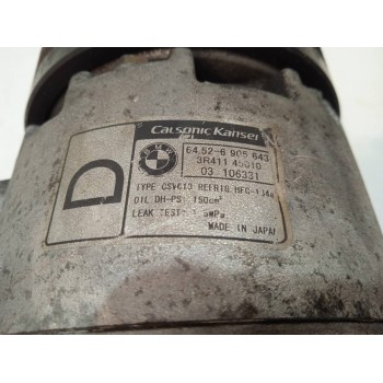 Recambio de compresor aire acondicionado para bmw serie 3 berlina (e46) 320d referencia OEM IAM 64526905643  