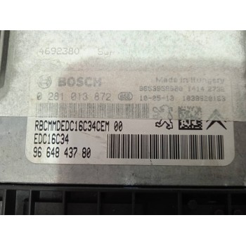 Recambio de centralita motor uce para citroën c4 coupe collection referencia OEM IAM 9664843780  