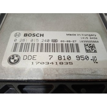 Recambio de centralita motor uce para bmw serie 5 berlina (e60) 530d referencia OEM IAM 0281015240 7810950, 781095002 1039S25860