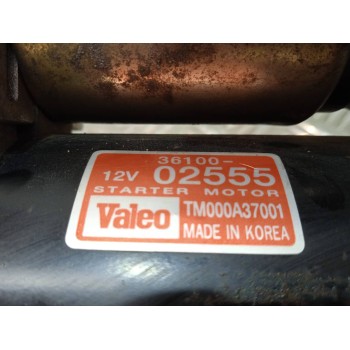 Recambio de motor arranque para hyundai getz (tb) 1.1 básico referencia OEM IAM 3610002555 TM000A37001 