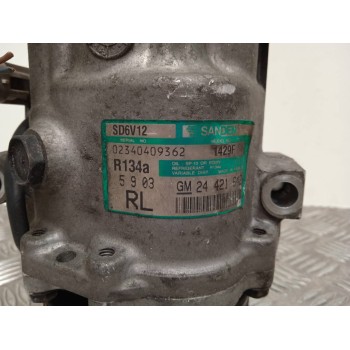 Recambio de compresor aire acondicionado para opel meriva blue line referencia OEM IAM 24421642  