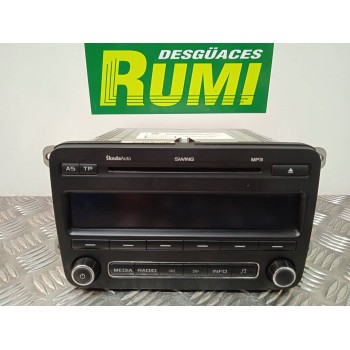 Recambio de sistema audio / radio cd para skoda fabia (5j2 ) active referencia OEM IAM 5J0035161D 28317455 