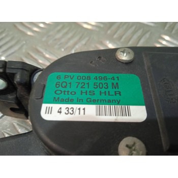 Recambio de potenciometro pedal para skoda fabia (5j2 ) active referencia OEM IAM 6Q1721503M 6Q1721503 6PV00849641