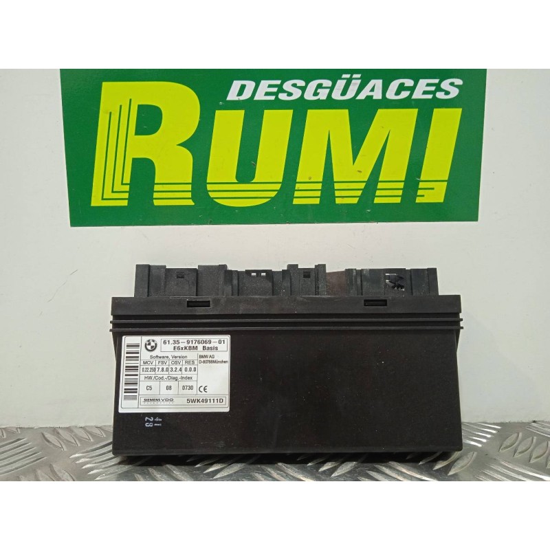 Recambio de modulo electronico para bmw serie 5 berlina (e60) 530d referencia OEM IAM 61359176069 6135917606901, 9176069 5WK4911