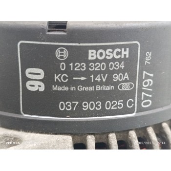 Recambio de alternador para audi a3 (8l) 1.8 t ambiente referencia OEM IAM 037903025C  