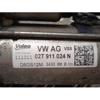 Recambio de motor arranque para skoda fabia (5j2 ) active referencia OEM IAM 02T911024N D6GS12M 