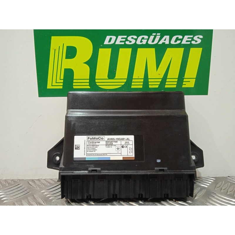 Recambio de modulo electronico para ford c-max titanium referencia OEM IAM 5WK49778M AV6N19G481AL 