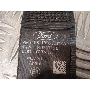 Recambio de cinturon seguridad trasero central para ford c-max titanium referencia OEM IAM AM51R611B68BE3YYW 34079375D 34080124D