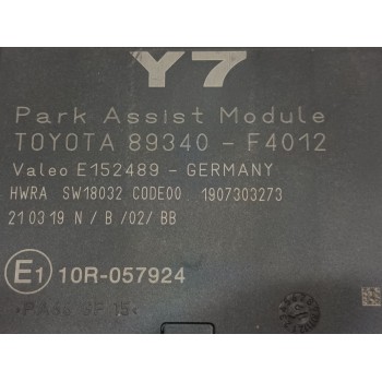 Recambio de modulo electronico para toyota c-hr hybrid active referencia OEM IAM 89340F4012  