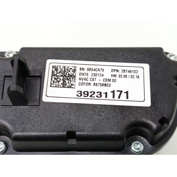 Recambio de mando climatizador para opel corsa f gs line referencia OEM IAM 39231171  