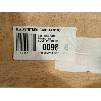 Recambio de techo interior para ford c-max titanium referencia OEM IAM 5861063B0 AM51R51916DF3AM1 AM51R51918EF3AM1